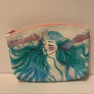 Ipsy mermaid geode zip makeup bag